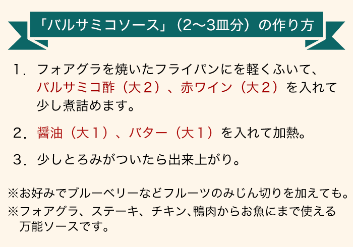 バルサミコソースの作り方