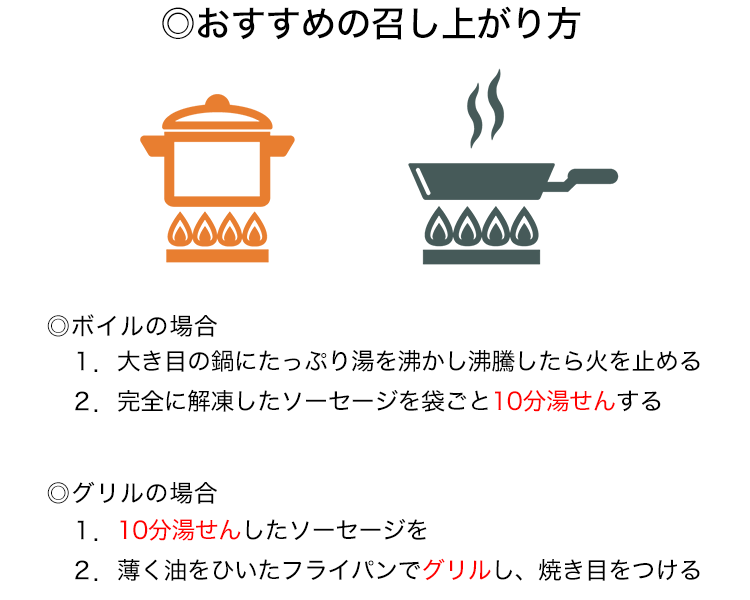 おすすめの召し上がり方