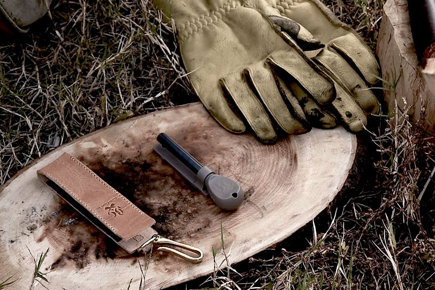 メタルマッチ シース 革 ケース  Metal Match Sheath ファイヤースタータ用ケース ブッシュクラフト BushCraft サバイバル 焚き火 キャンプ 火起こし