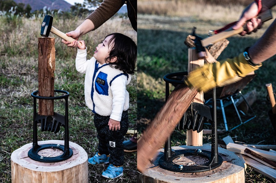 刃物を使わない薪割り器 KINDLING CRACKER キンドリングクラッカー