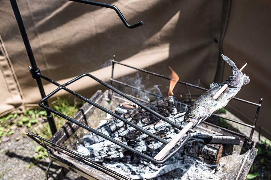 無敵の焚き火フックソロ 焚き火台 焚火 料理 調理 アイアン ハンガー