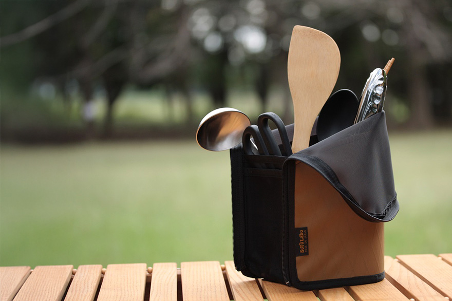 キャンプ 調理器具 ケース ドライネット クッキングツール ケース 収納 SotoLabo Dry mesh Kitchen Tool case ソトラボ ドライメッシュ キッチンツールケース 