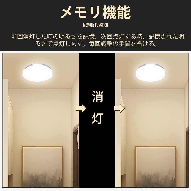 LEDシーリングライト 照明 おしゃれ 18W/24W 調光調色 4畳/6畳