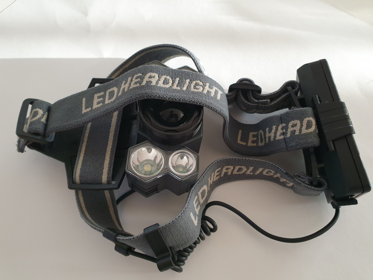 新品未使用品 ５LEDヘッドライト ヘッドランプ 18650使用 USB充電式｜otokumarket｜02
