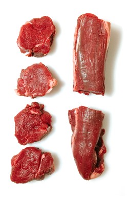 キメが細かい仔牛のフィレ肉！