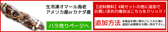 生冷凍オマール海老バラ売りのページヘ