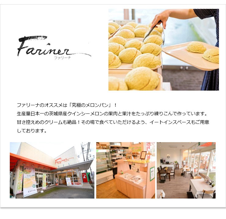 本物のメロンを使った究極のメロンパン10個 ファリーナ 幸鹿堂 クインシーメロン ご予約品 送料無料