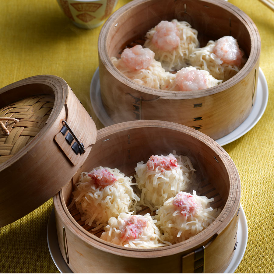 かにトロ・えびトロしゅうまいセット(特製たれ付き) 海鮮 焼売
