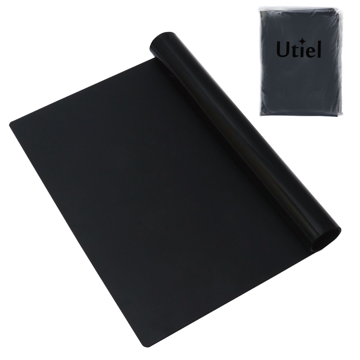 シリコンマット 1枚セット 80×60cmサイズ 大判 クリアホワイト