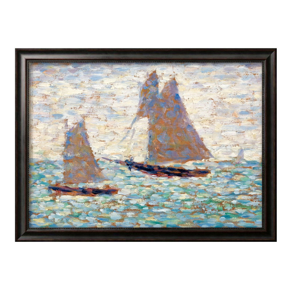 Yahoo! Yahoo!ショッピング(ヤフー ショッピング)アート ポスター おしゃれ 絵画 インテリア 0387 ジョルジュ・スーラ Two Sailboats A3サイズ 北欧 イラスト マット紙 管理ID: