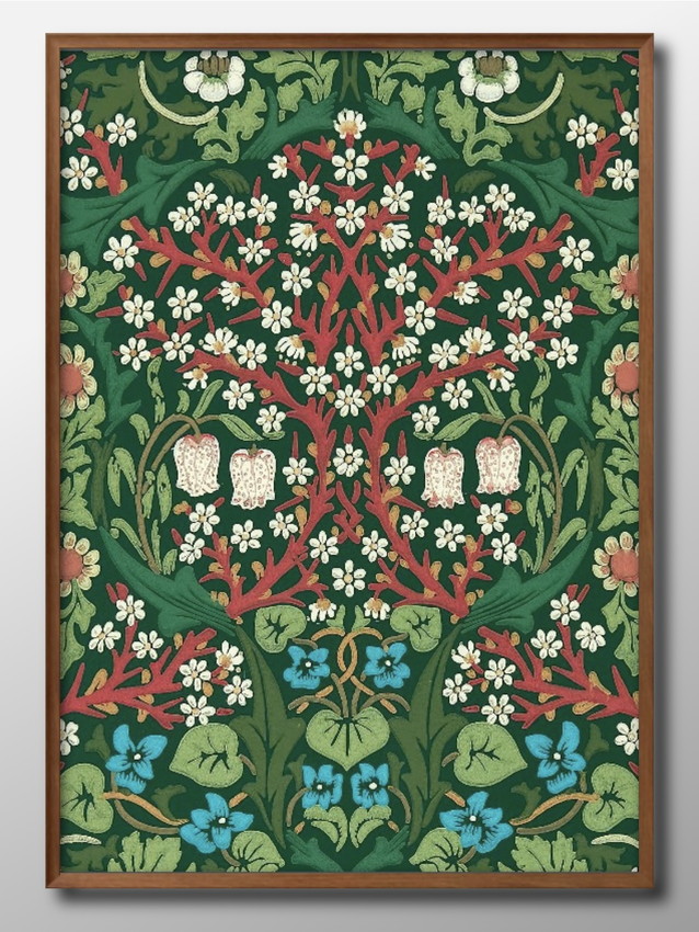 ポスター 10575 ウィリアム・モリス 絵画 インテリア A3サイズ アート