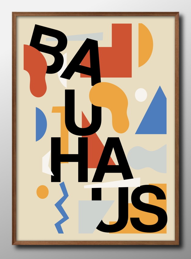 Yahoo! Yahoo!ショッピング(ヤフー ショッピング)アート ポスター おしゃれ 絵画 インテリア 10592  バウハウス BAUHAUS BAUHAUS A3サイズ 北欧 イラスト マット紙 管理ID: