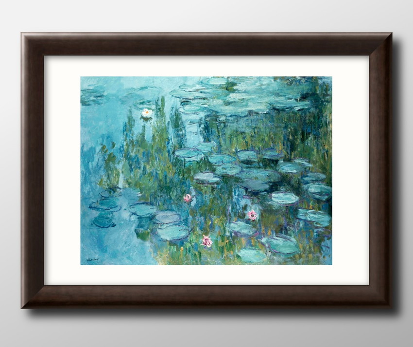 Yahoo! Yahoo!ショッピング(ヤフー ショッピング)アート ポスター おしゃれ 絵画 インテリア 11008 クロード・モネ Water Lilies A3サイズ 北欧 イラスト マット紙 管理ID: