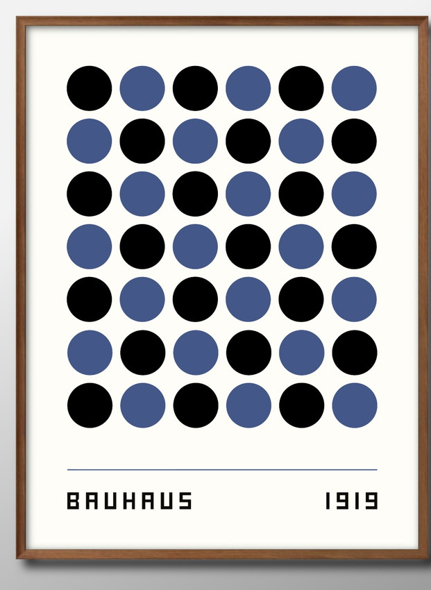 アート ポスター おしゃれ 絵画 インテリア 11319 バウハウス BAUHAUS BAUHAUS A3サイズ 北欧 イラスト マット紙 管理ID: