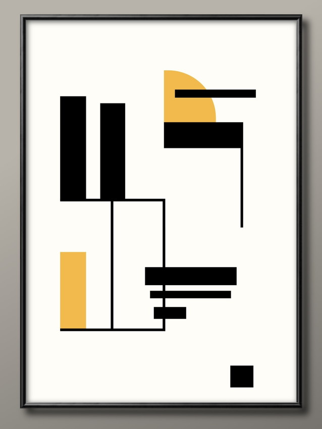 アート ポスター おしゃれ 絵画 インテリア 11713 モダン デザインアート BAUHAUS バウハウス BAUHAUS A3サイズ 北欧 イラスト マット紙 管理ID: