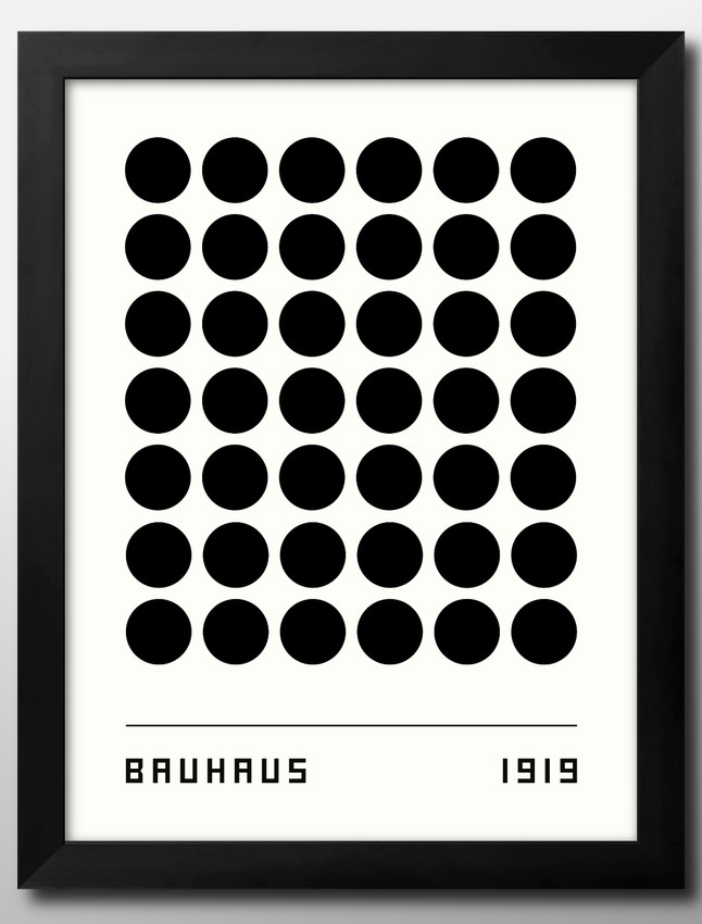 ポスター アート 絵画 額縁 フレーム 11730バウハウス BAUHAUS