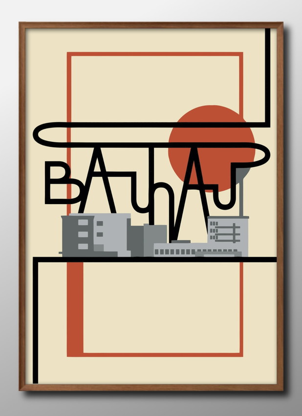 Yahoo! Yahoo!ショッピング(ヤフー ショッピング)アート ポスター おしゃれ 絵画 インテリア 11790バウハウス BAUHAUS BAUHAUS A3サイズ 北欧 イラスト マット紙 管理ID: