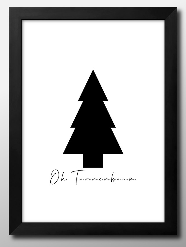 ポスター 11898 Xmas クリスマス ツリー 絵画 インテリア A3サイズ