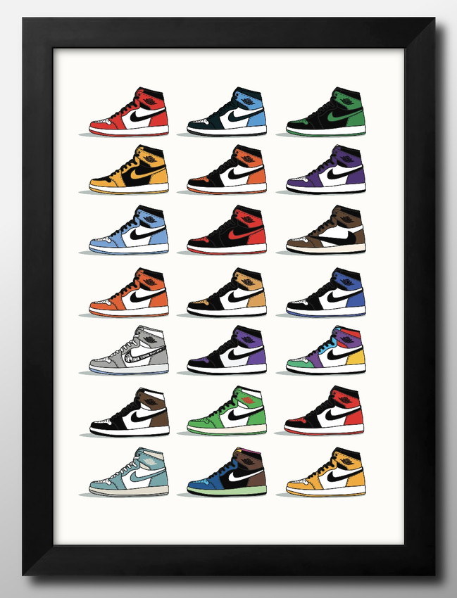 ナイキ/NIKE Air Force 1 スニーカーポスター A3サイズ AF1 ハヴ・ア・ナイキ・デイ スニーカーポスター キックス