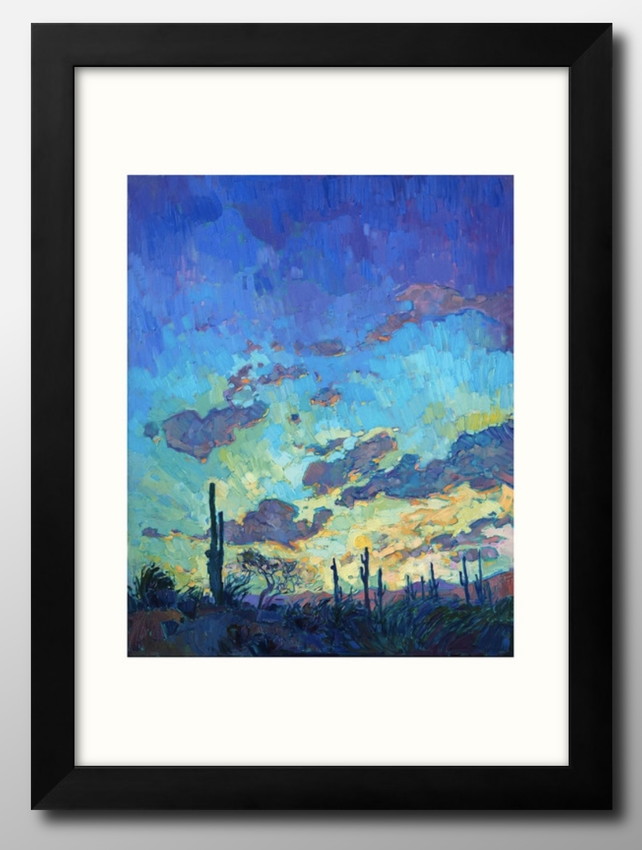 Yahoo! Yahoo!ショッピング(ヤフー ショッピング)アート ポスター おしゃれ 絵画 インテリア 12559_Erin Hanson Arizona Dusk A3サイズ 北欧 イラスト マット紙 管理ID: