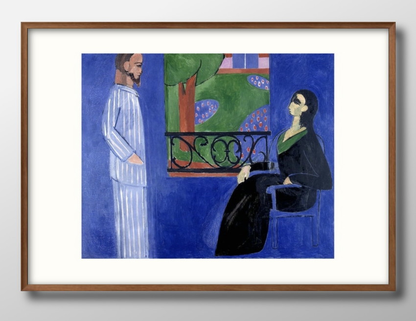 Yahoo! Yahoo!ショッピング(ヤフー ショッピング)アート ポスター おしゃれ 絵画 インテリア 12566 アンリ・マティス マチス Henri Matisse Conversation A3サイズ 北欧 イラスト マット紙 管理ID: