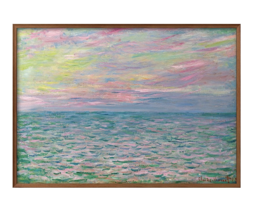 ポスター 8157 クロード・モネ 夕日 絵画 インテリア A3サイズ アート 新築祝い ギフト 模様替え 北欧 管理ID: