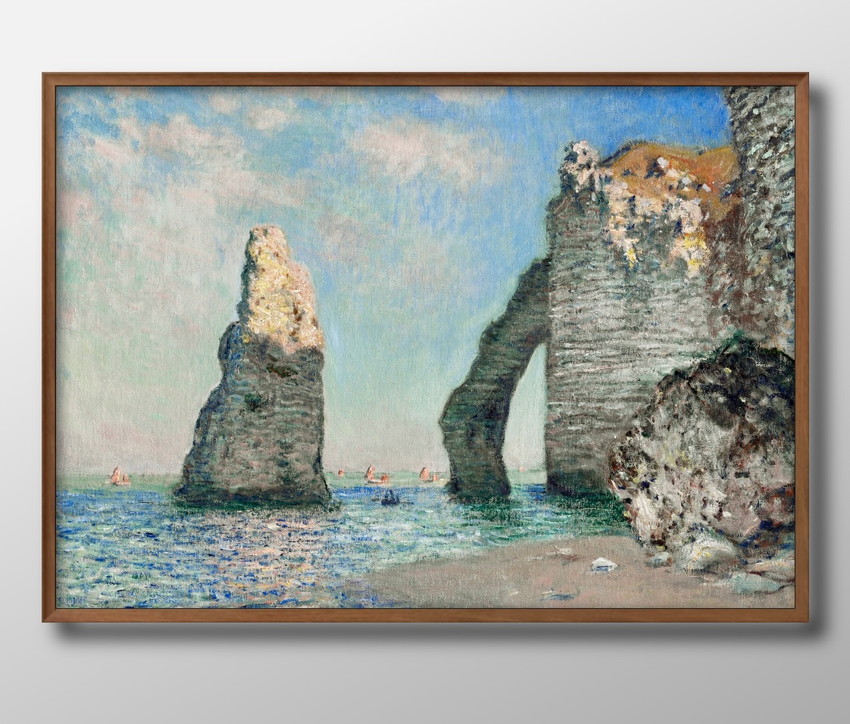 Yahoo! Yahoo!ショッピング(ヤフー ショッピング)アート ポスター おしゃれ 絵画 インテリア 8385 クロード・モネ The Cliffs at ?tretat A3サイズ 北欧 イラスト マット紙 管理ID: