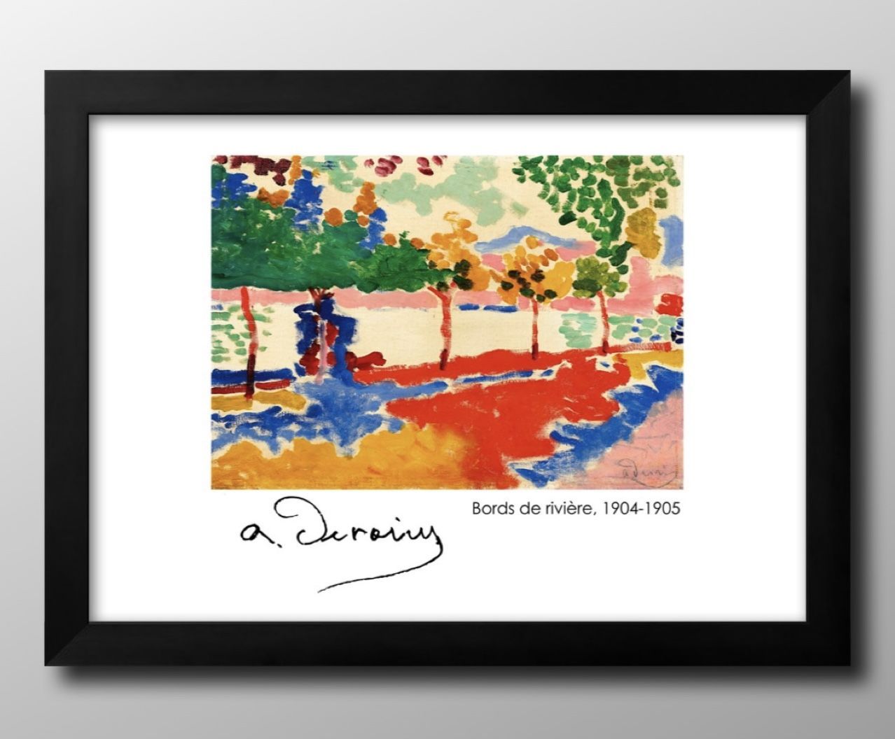 アンドレ ドラン A3 サイズ ポスター アート 北欧 額 フレーム : お家