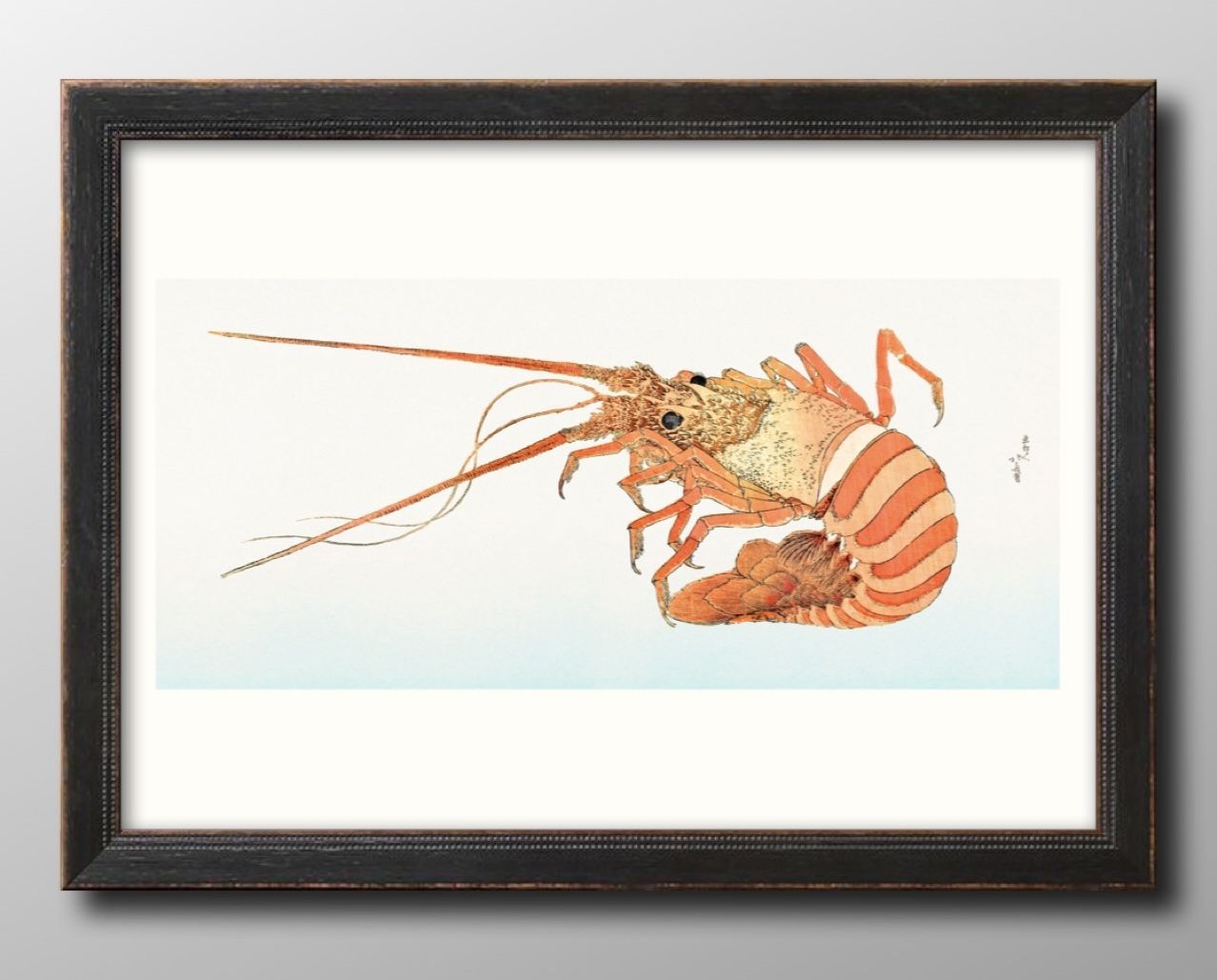 伊勢海老 葛飾北斎 日本画 A3 サイズ ポスター アート 北欧 額