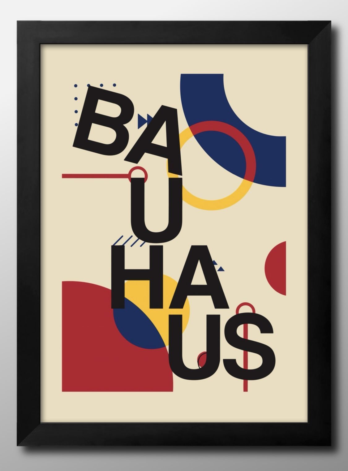 Yahoo! Yahoo!ショッピング(ヤフー ショッピング)バウハウス BAUHAUS A3 サイズ ポスター アート おしゃれ 絵画 インテリア 北欧 イラスト マット紙 額 フレーム