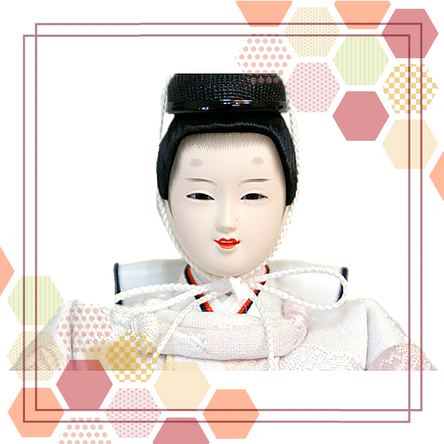 久月 雛人形 JAPANDI style アクリルケース 親王 68017 コンパクト