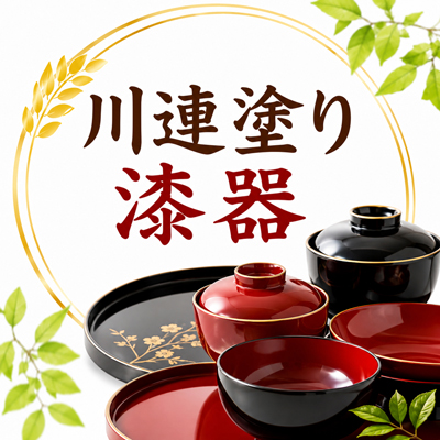 川連塗り漆器