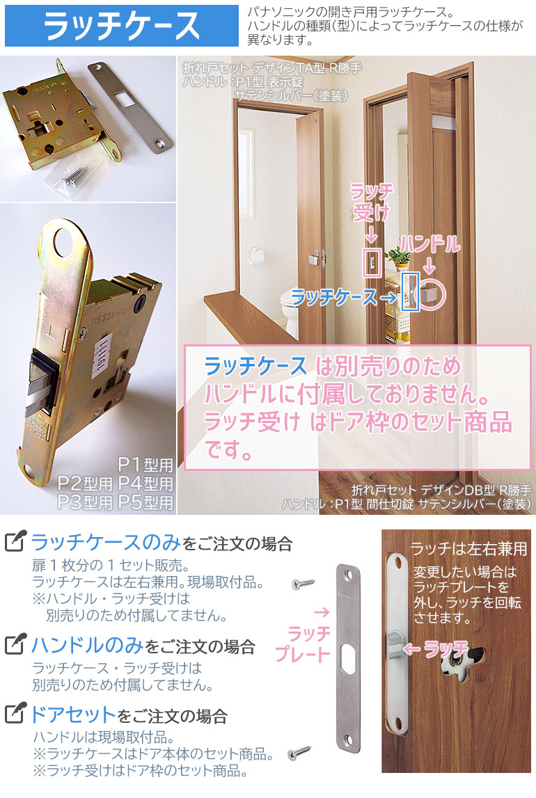 Panasonic メーカー取り寄せ【ハンドルP1〜P5型対応