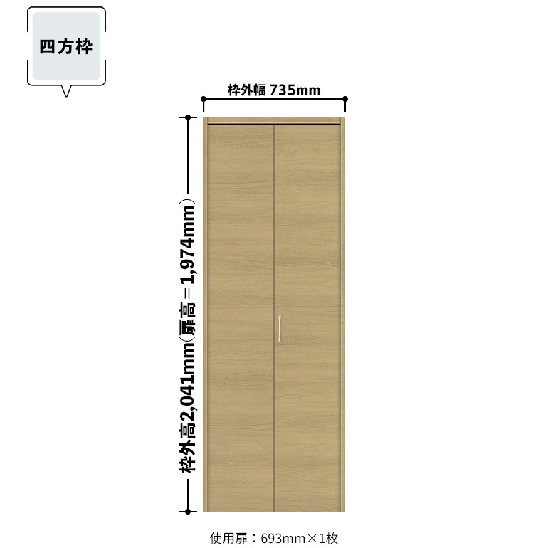 NODA（ノダ） カナエル クローゼット 固定枠・四方枠 ピボット(固定