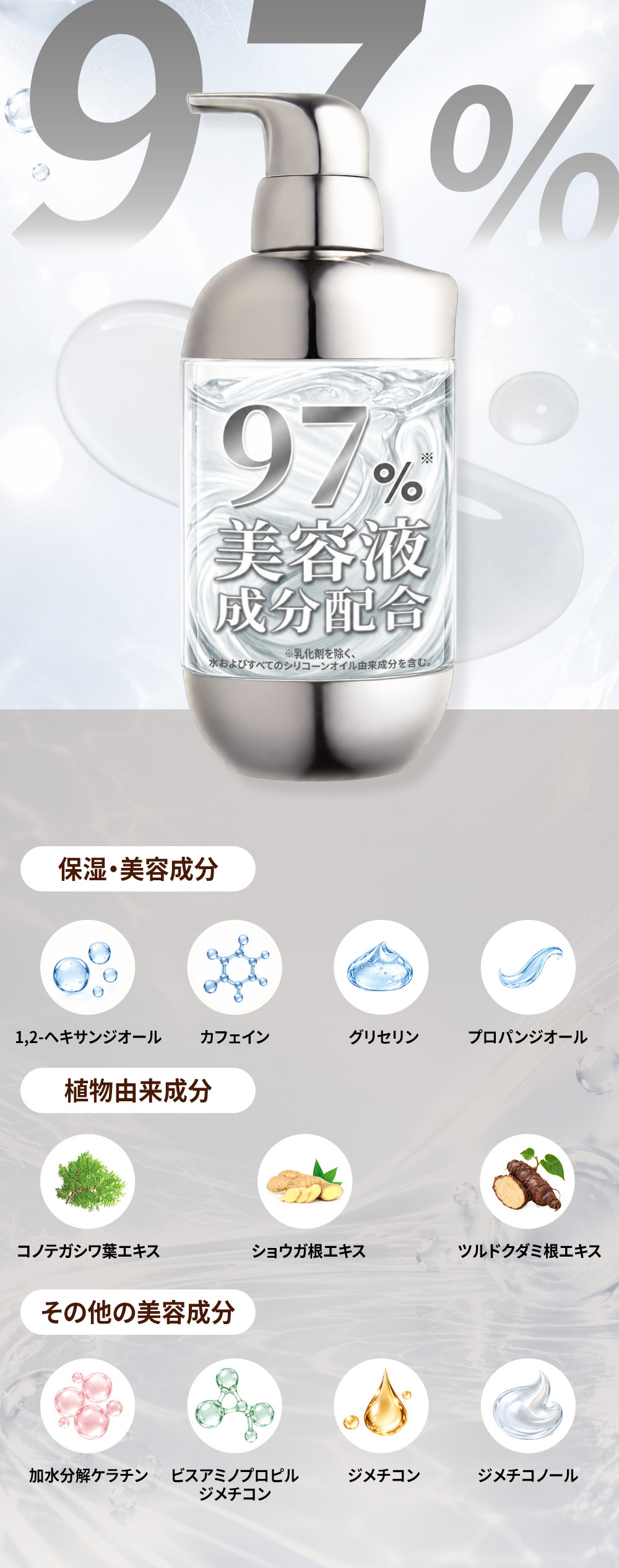 Seika全(ZEN) シャンプー(SHAMPOO) セイカゼン ナイアシンアミド パン