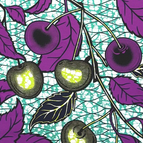 アフリカンプリント 布 生地 50cm単位 AP-13465 風車 花 水車 うろこ