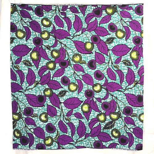 アフリカンプリント 布 生地 50cm単位 A...の詳細画像1