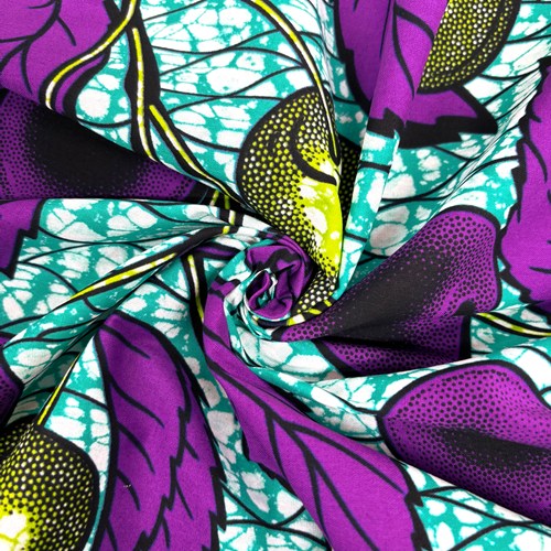 アフリカンプリント 布 生地 50cm単位 A...の詳細画像3