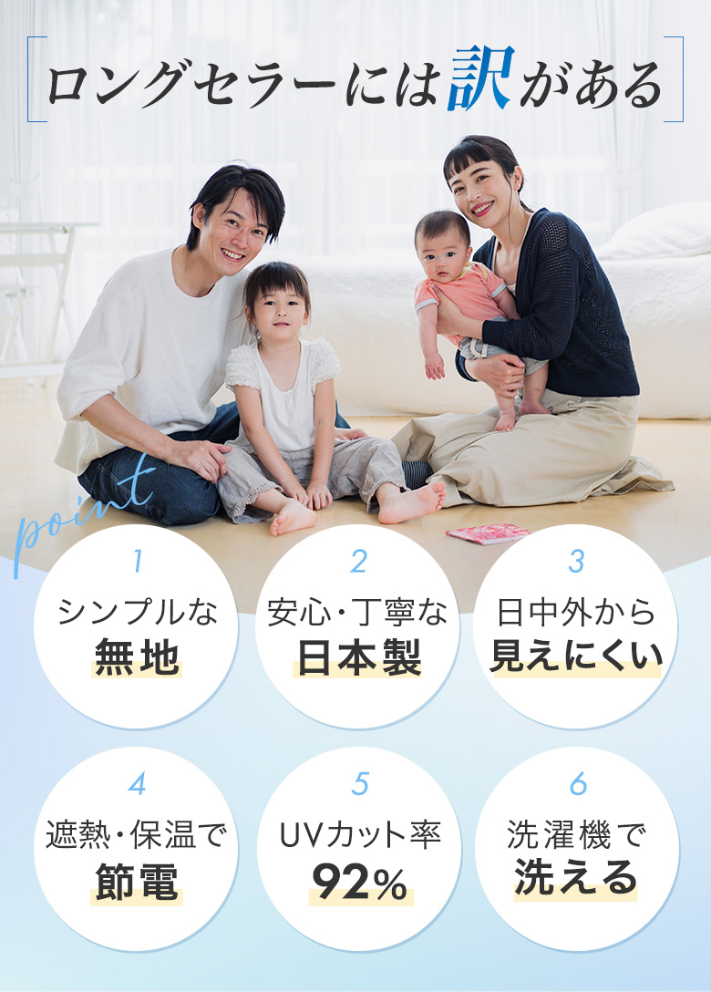 日本製 オーダーレースカーテン 遮熱 UVカッ...の詳細画像2