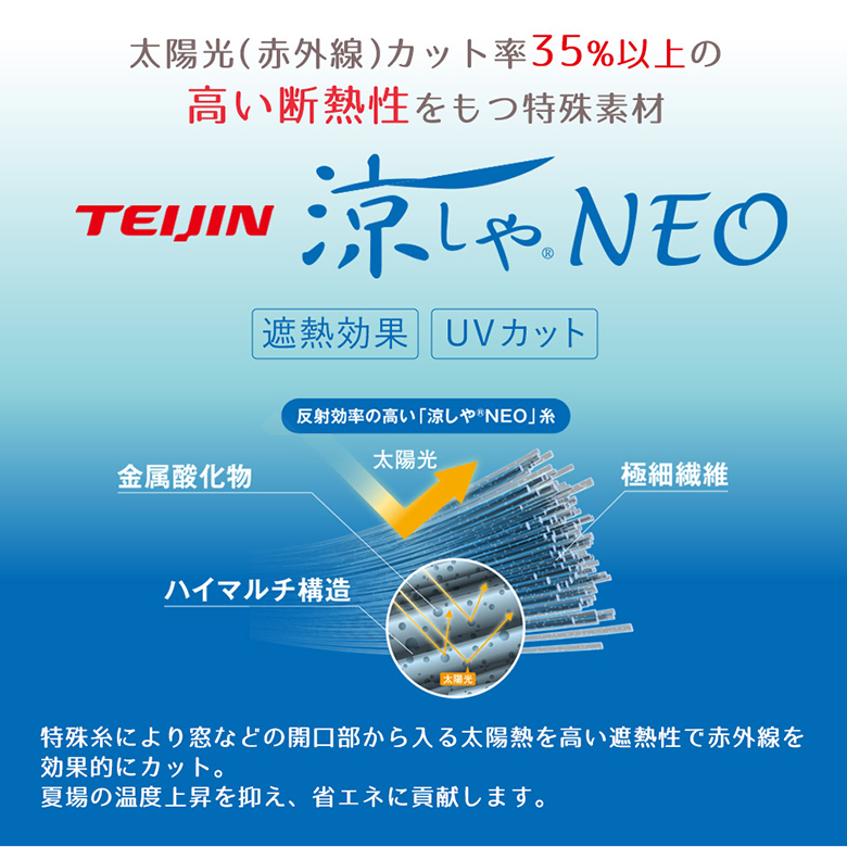 レースカーテン 遮熱・遮像・ミラー・UVカット 帝人の特殊生地「涼やNEO(R)」 TDOL7915 生地サンプル |  | 03