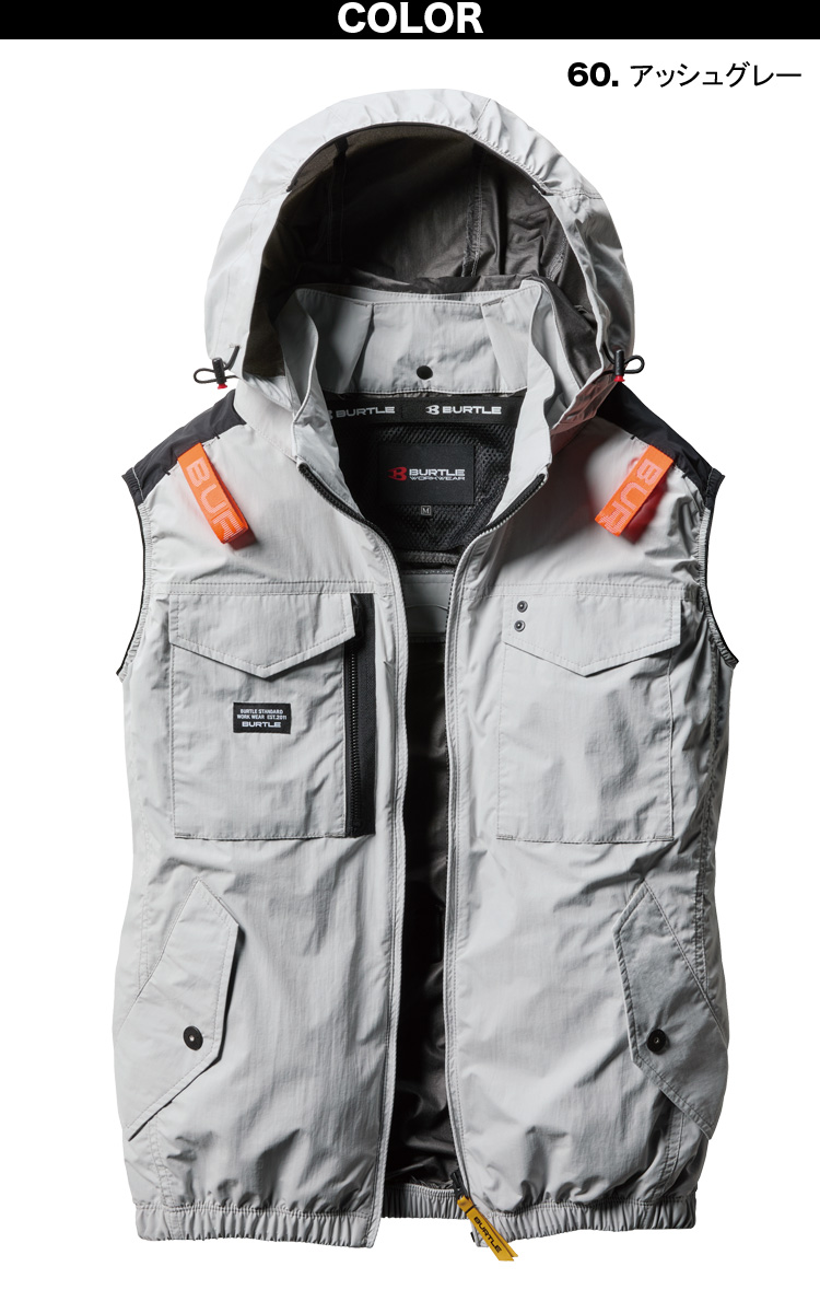 ⑦　BURTLE エアークラフト 2025年モデル ベスト XXL 3L　限定 BURTLE S-3XL AC2034 ACベスト 2025年モデル エアークラフト