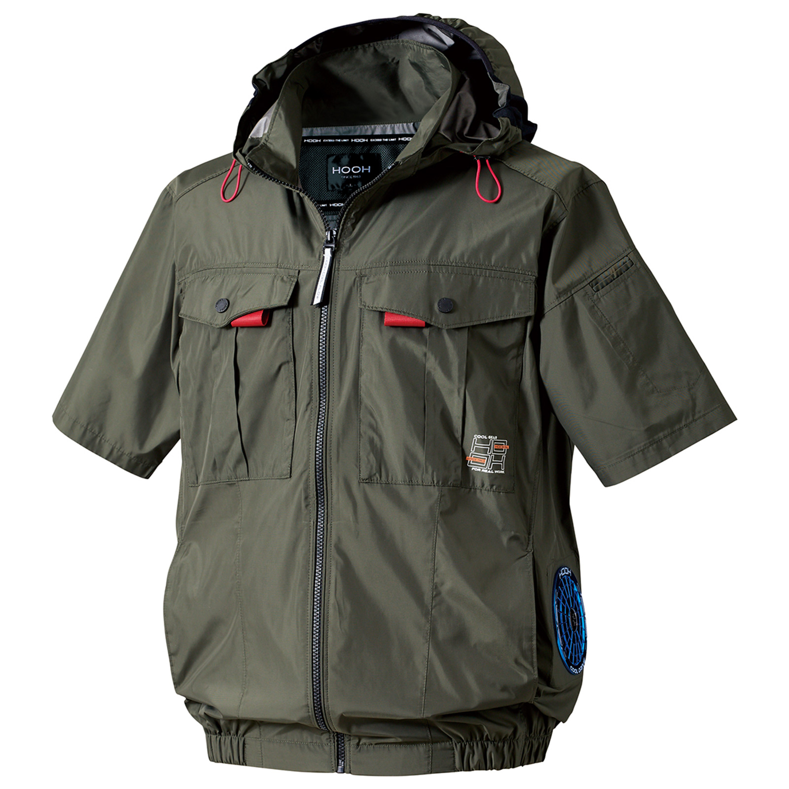 HOOH（鳳皇） 2026年新商品 村上被服 快適ウェア 空調作業服 サイド