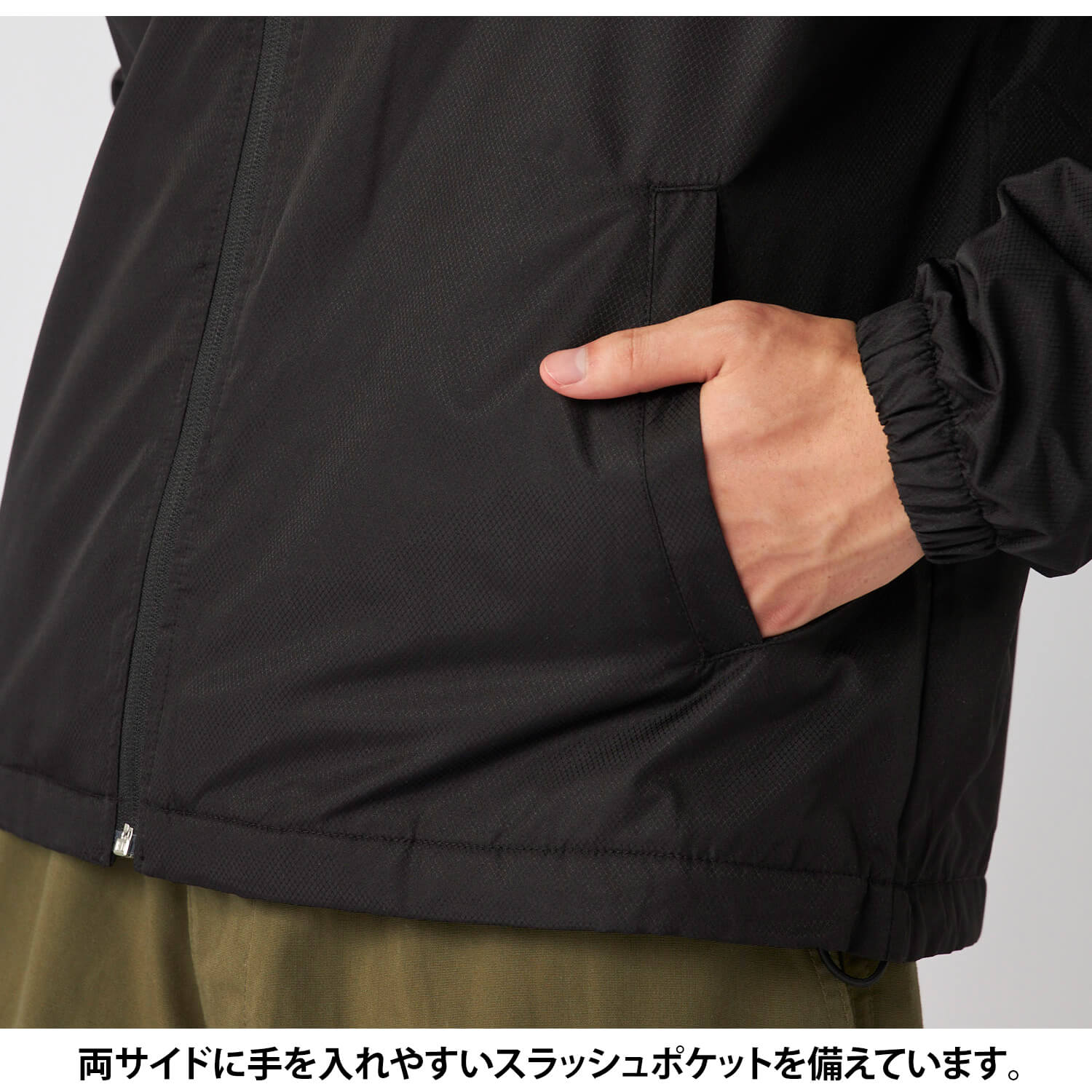 Kappa（カッパ） 特価 ウィンドブレーカー メンズ 裏フリース 防風