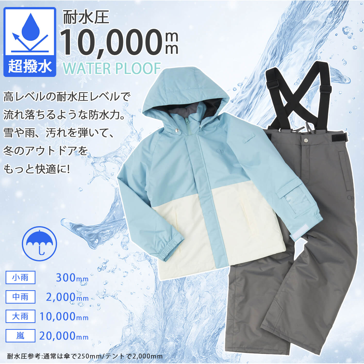 Ocean Pacific（オーシャンパシフィック） キッズ スノーウェア 上下