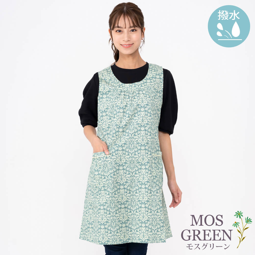 LIBERTY.（リバティ） LIBERTY エプロン レディース 綿 撥水加工 背