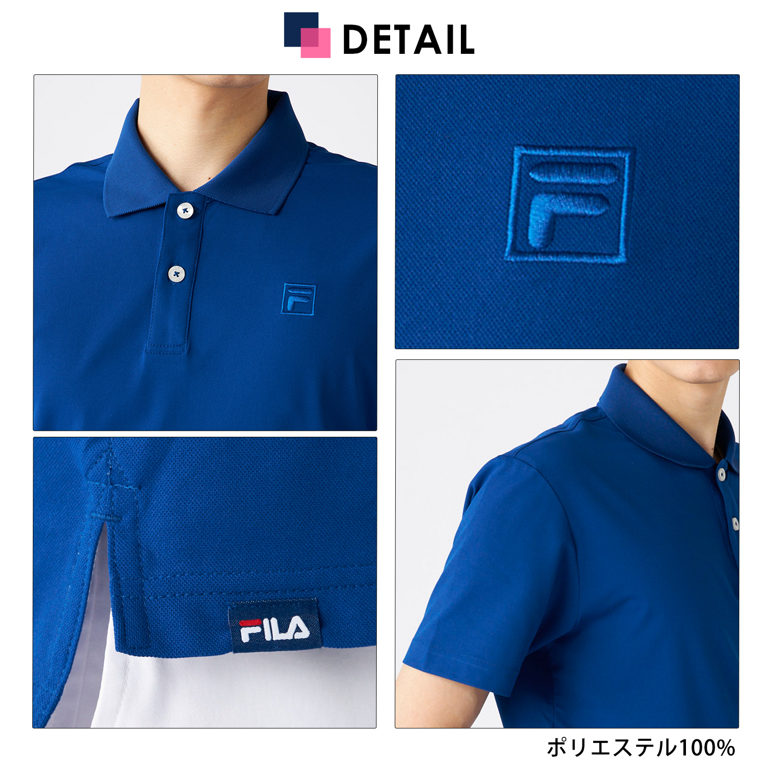 FILA GOLF 特価 フィラゴルフ ポロシャツ メンズ 半袖 ワンポイント