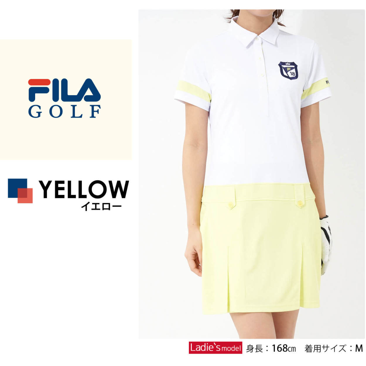 FILA GOLF フィラゴルフウェア ワンピース レディース 半袖 接触冷感