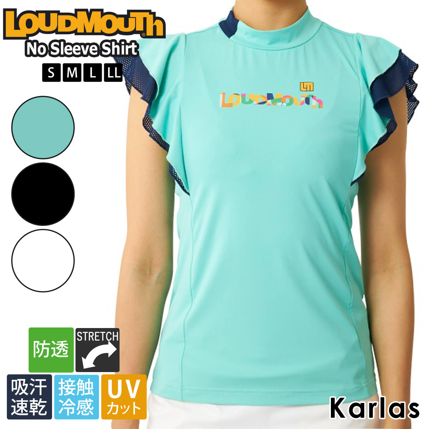 LOUDMOUTH Loudmouth ラウドマウス ゴルフウェア ノースリーブ