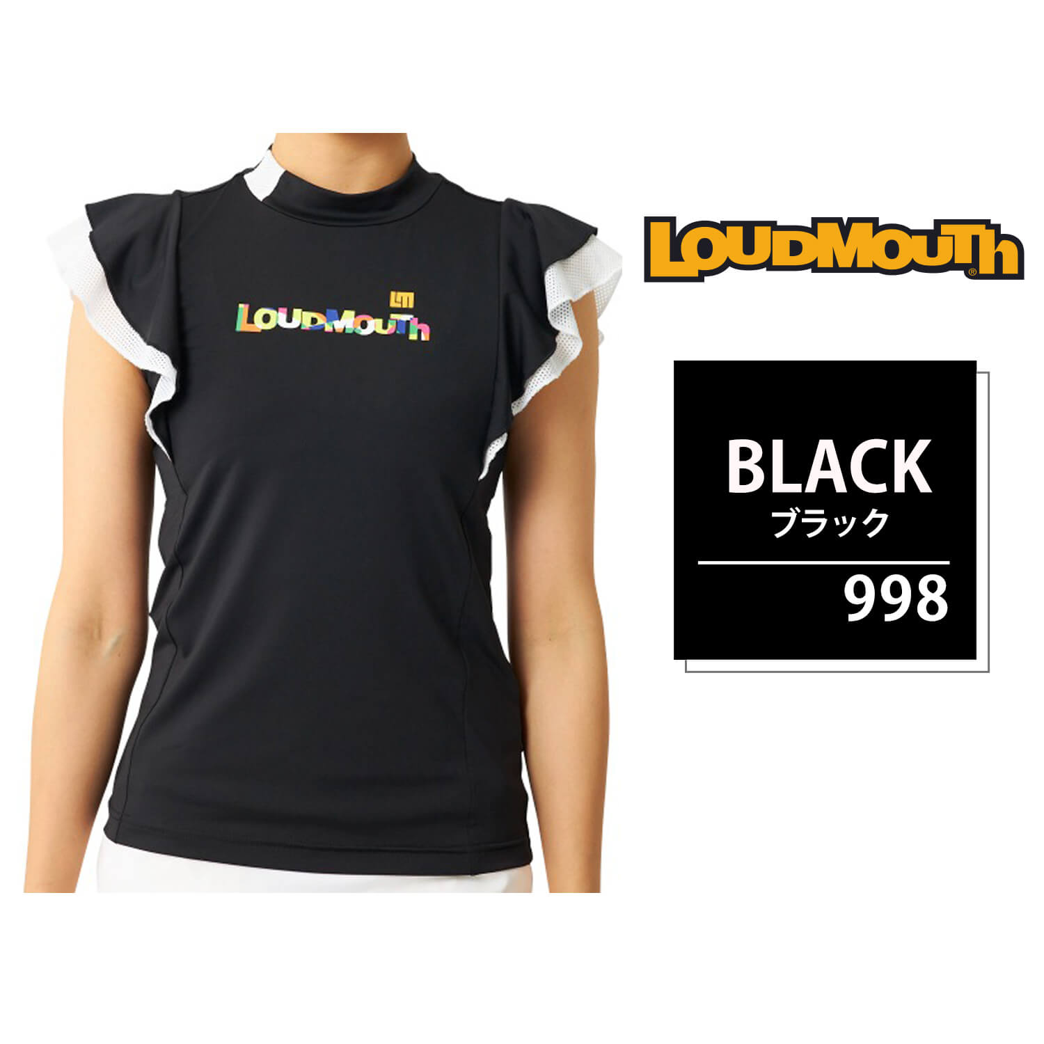 新品■12,100円【ラウドマウスゴルフ】LL レディース　ノースリーブウェア LOUDMOUTH Loudmouth ラウドマウス ゴルフウェア ノースリーブ