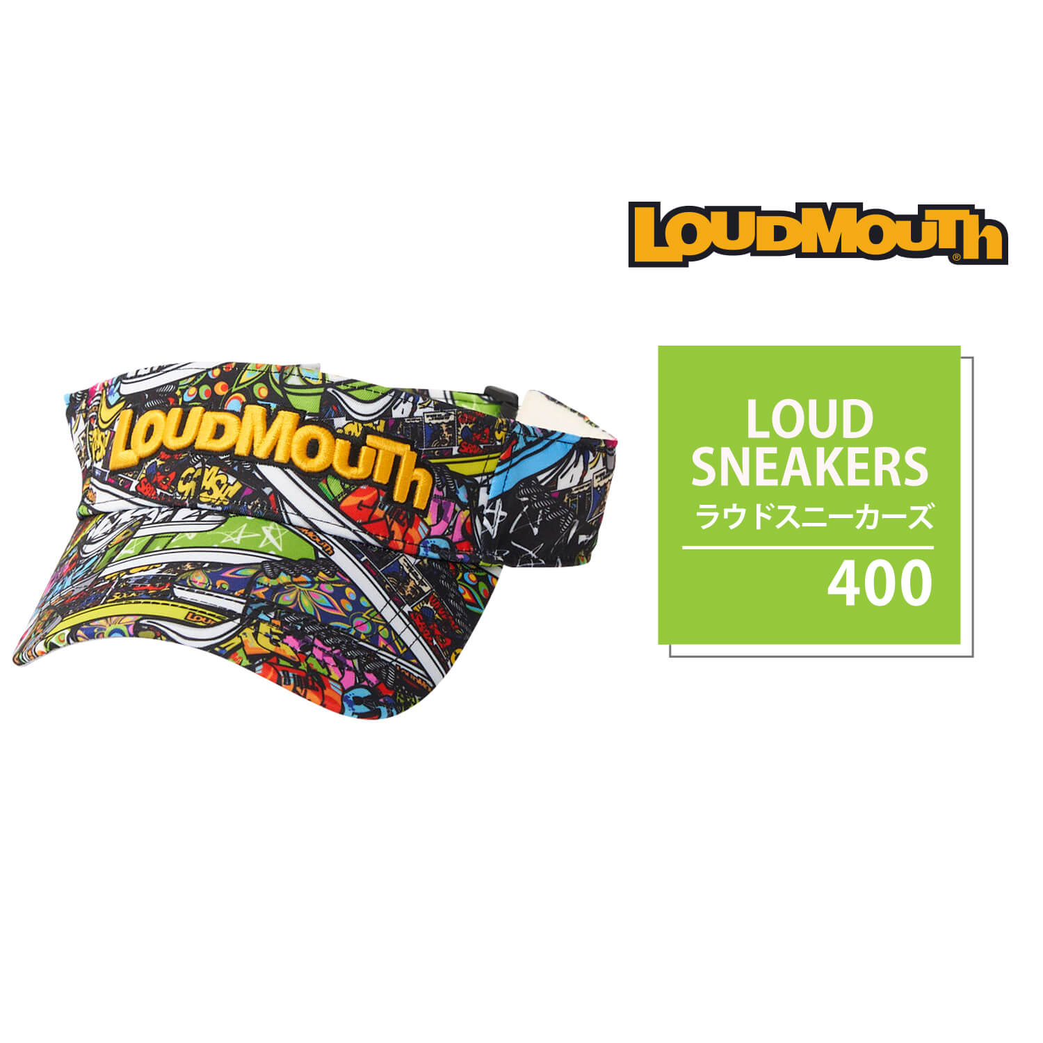 LOUDMOUTH ラウドマウス Loudmouth サンバイザー ゴルフ メンズ